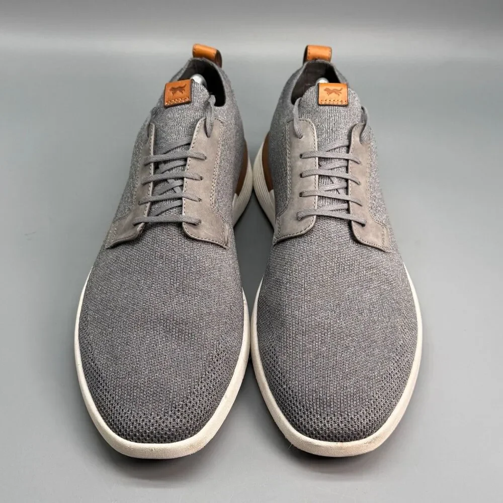 Wolf & Shepherd SwiftKnit Men's 11 Gray White Mesh Low Top Derby Sneakers Shoes - Picture 3 of 10